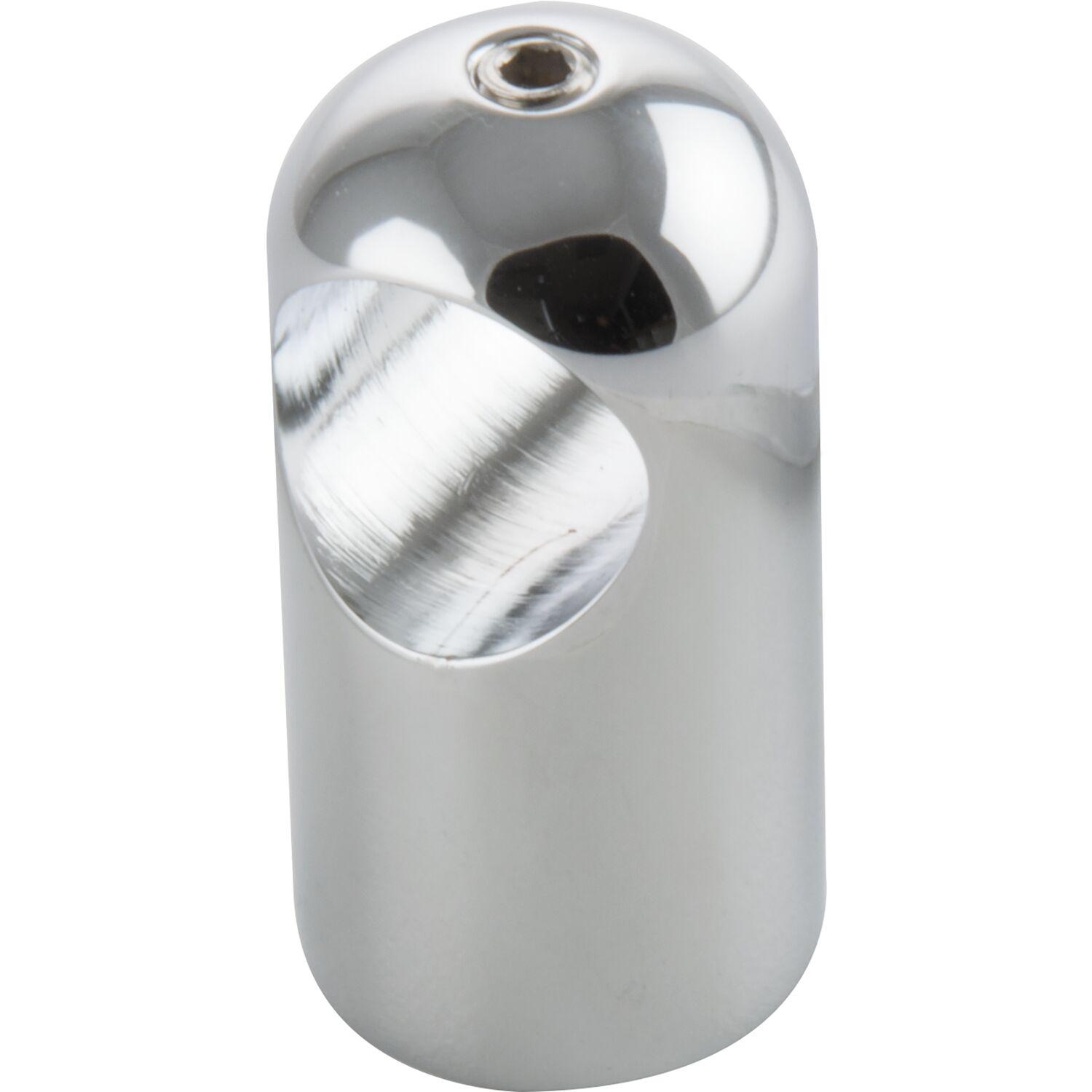 Steelbase T-Verbinder für Stabilisationsstange SBA, 43 x 22 mm, Messing verchromt poliert