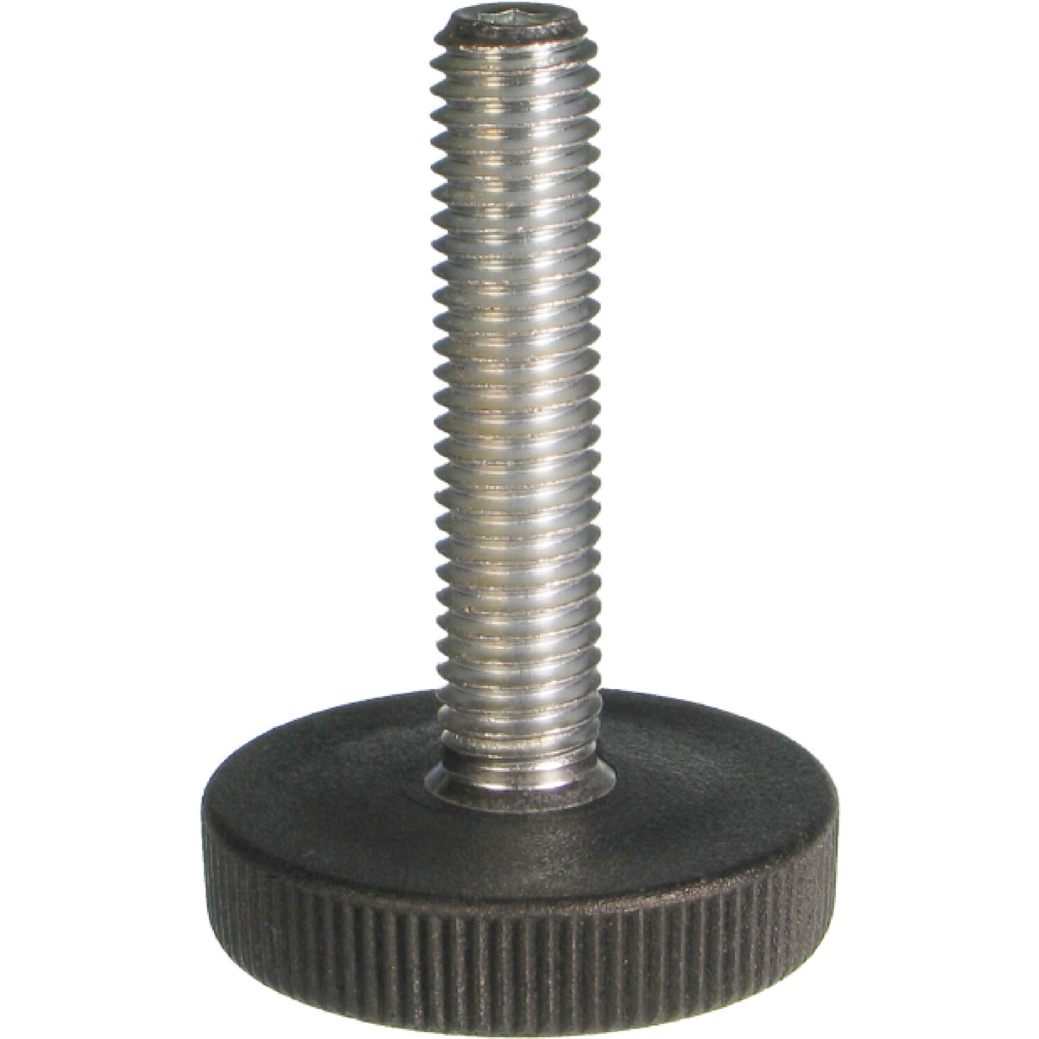 Höhenverstellschraube SCH/PA Teller 44 mm M 10 x 34 Kunststoff schwarz
