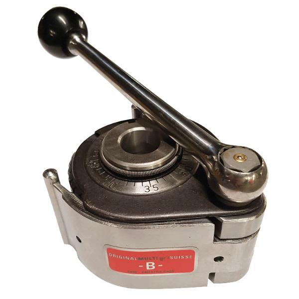 MULTISUISSE Stahlhalterkopf Type B Bohrung 16 mm
