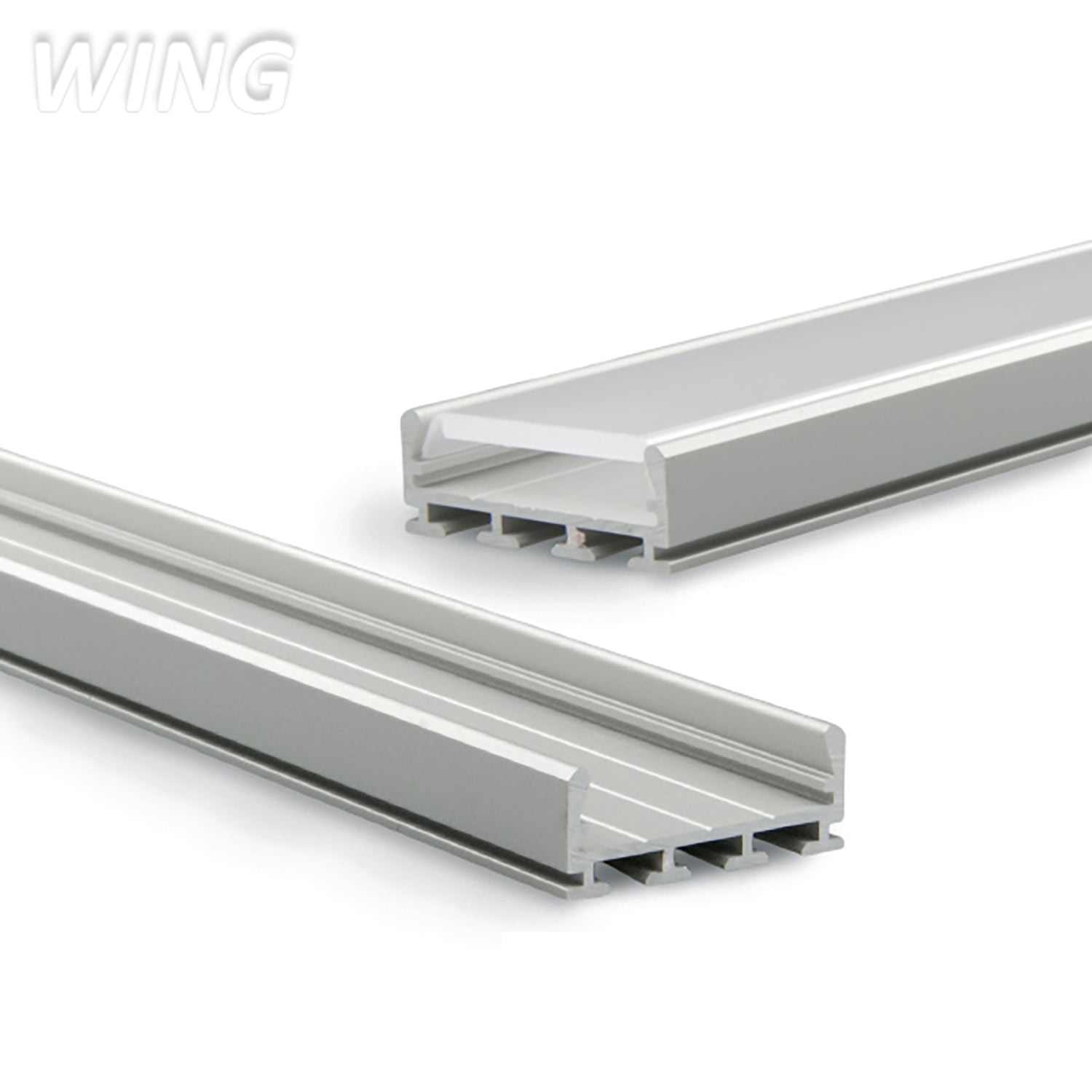 ISOLED LED Aufbauprofil WING20 klein eloxiert L: 200cm