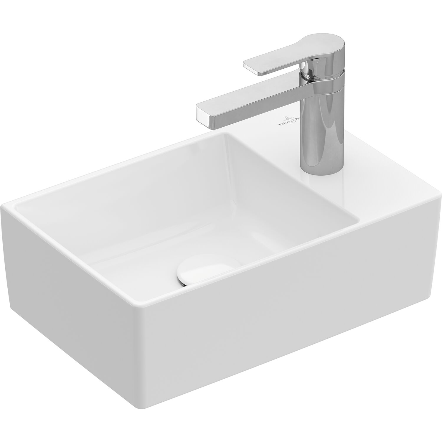 Villeroy & Boch Handwaschbecken Memento 2.0 43234GR1 400 mm, Weiß Alpin