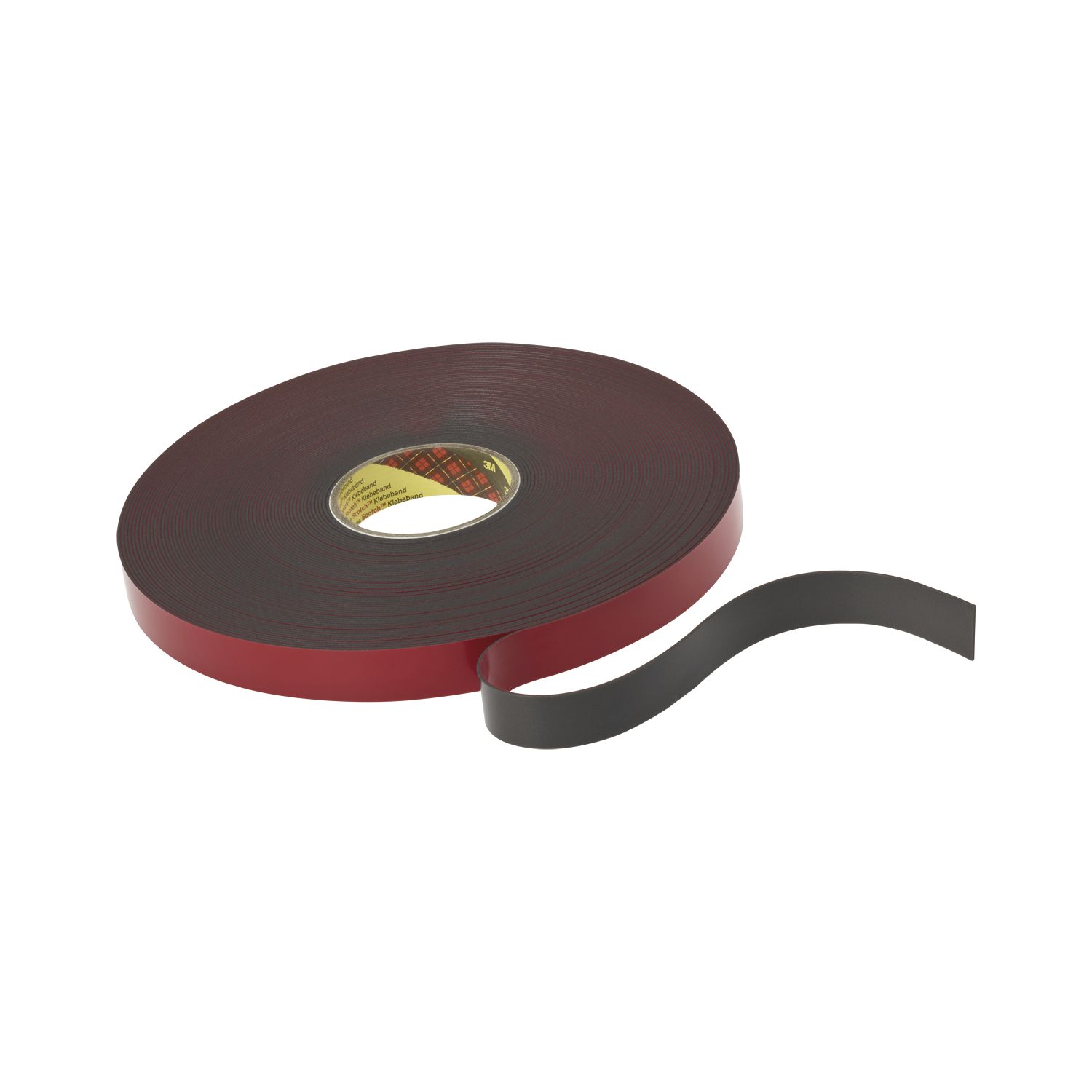 3M Doppelseitiges Klebeband VHB 5952F, 1,1mm x 19mm x 33m schwarz 3M Doppelseitiges Klebeband VHB 4655 F, 1,5mm x 12mm x 33m dunkelgrau