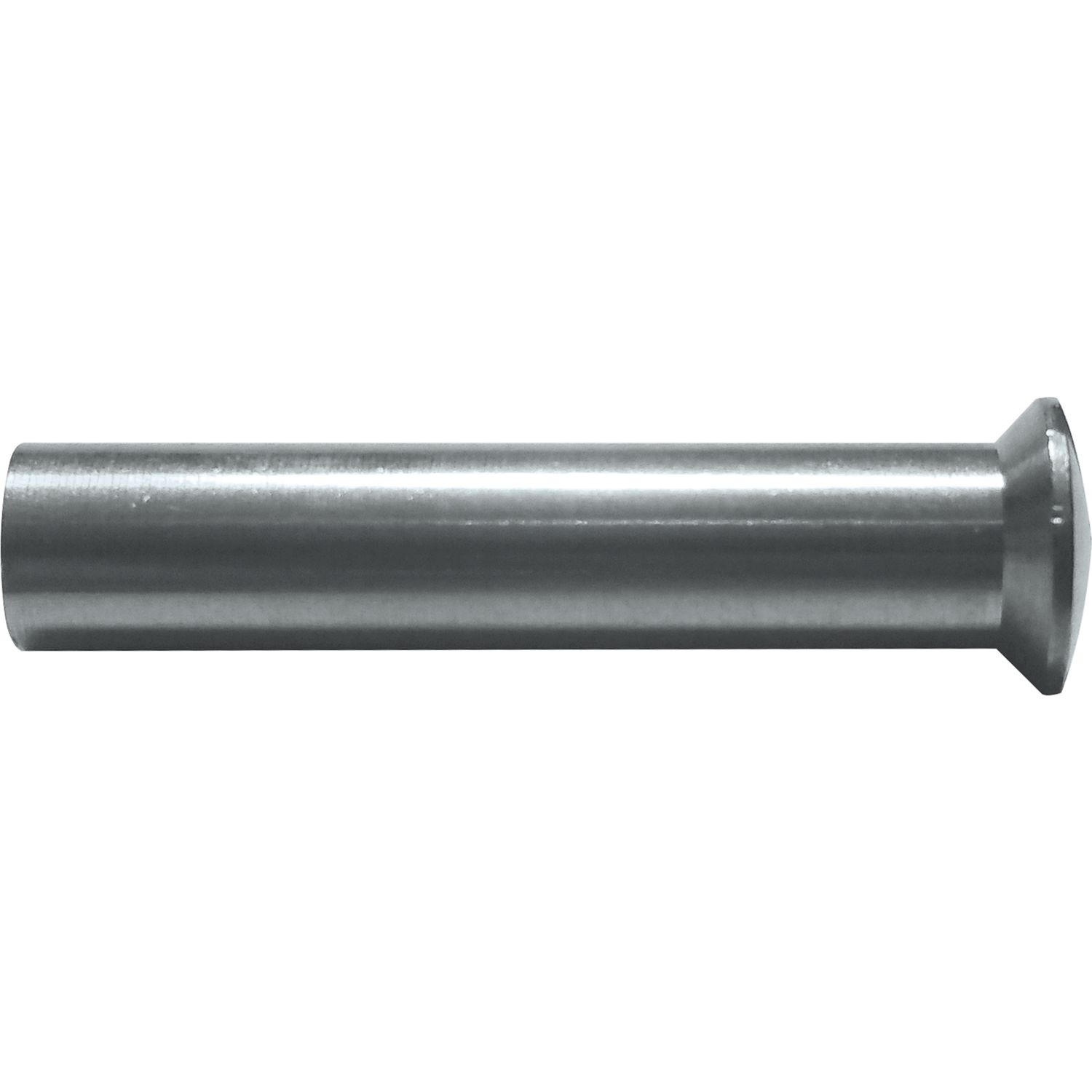 Hülsenmutter Linsenkopf mit Schlitz M4 x 25 Messing vernickelt