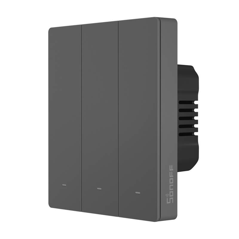 Sonoff SwitchMan Smart Wandschalter M5 80 Matter 3fach graphite