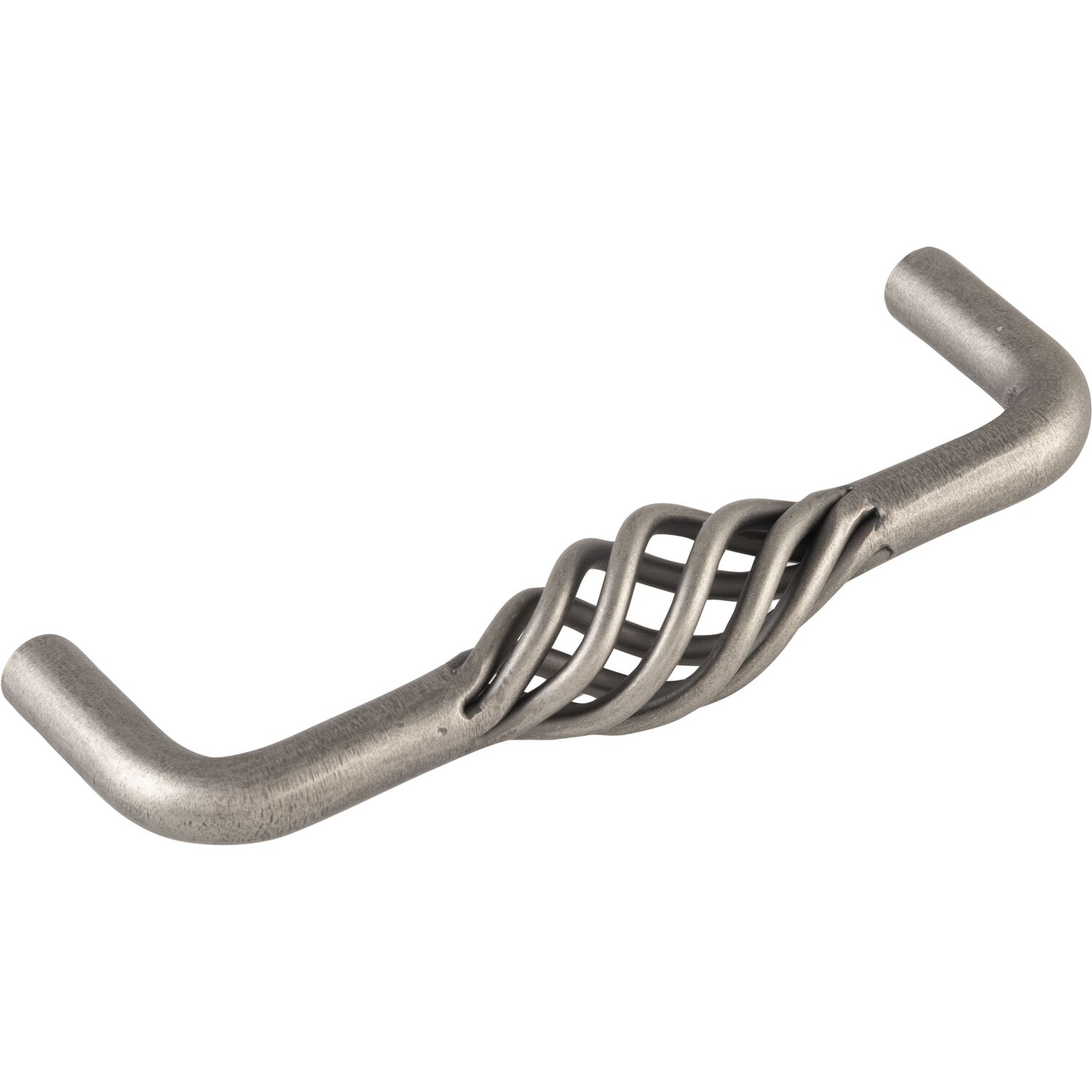SIRO Griff Cage Lochabstand 96mm Breite 104mm Stahl altzinn antik