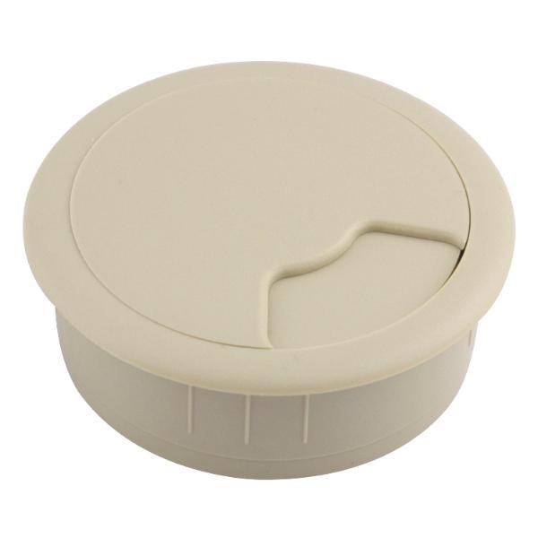 CONFURN Kabeldurchgang rund, Einbau ø 60 mm, Kunststoff beige