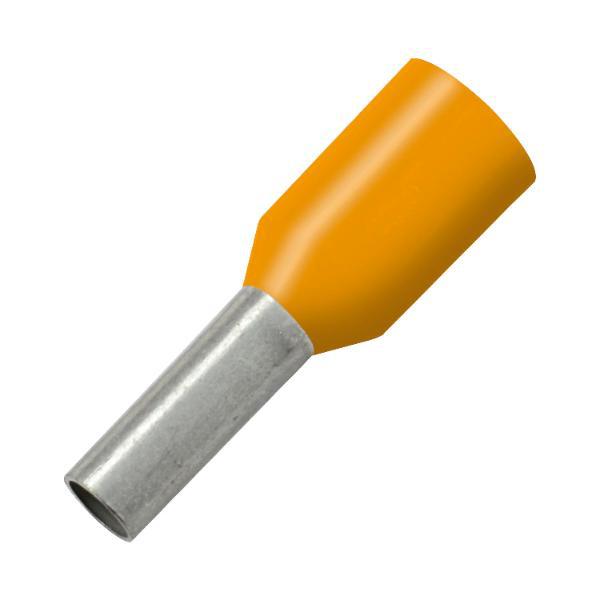 ninka Aderendhülse 0,50x8/14 mit Kragen orange