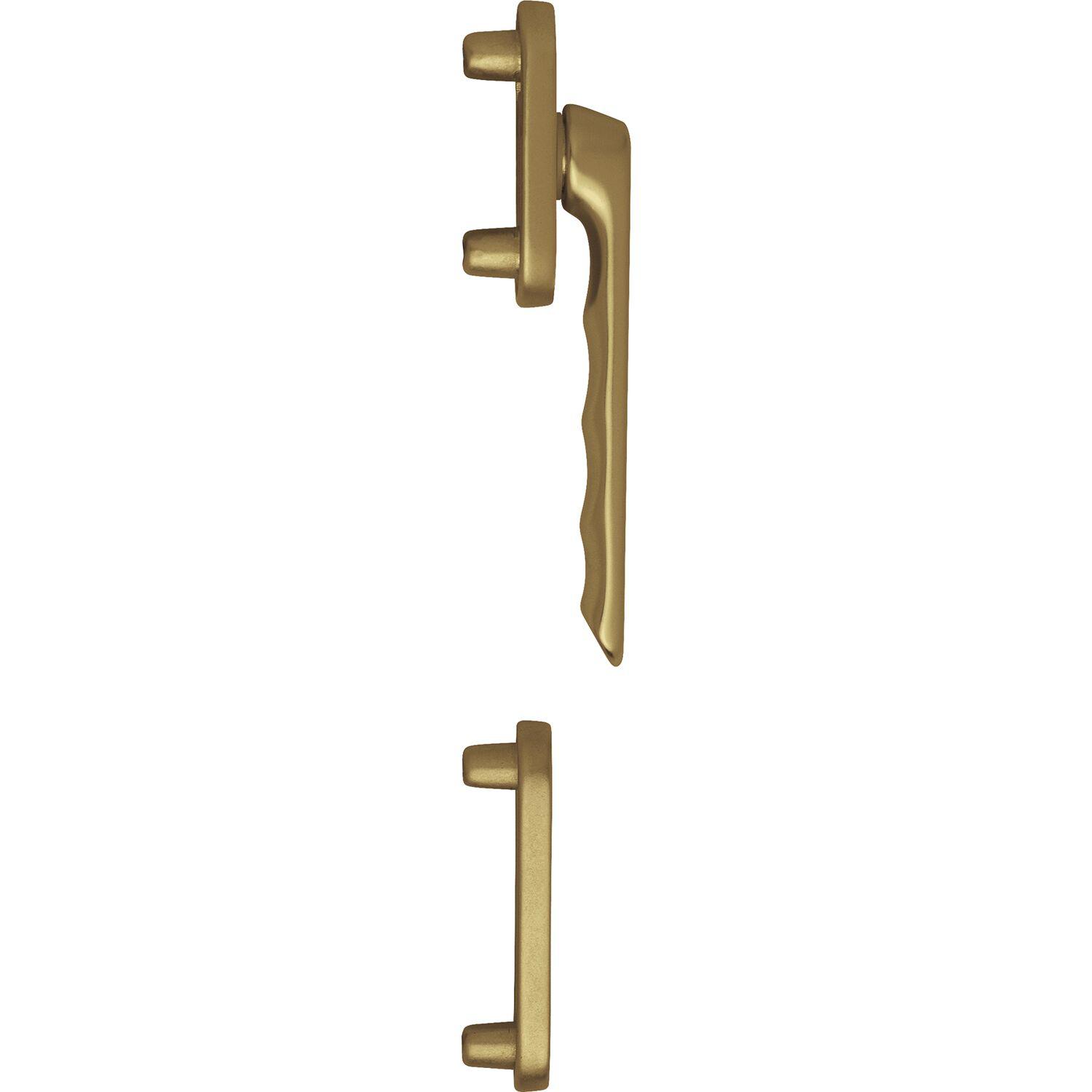 Hoppe Balkontürgriff-Halbgarnitur LIÈGE außen flach bronze