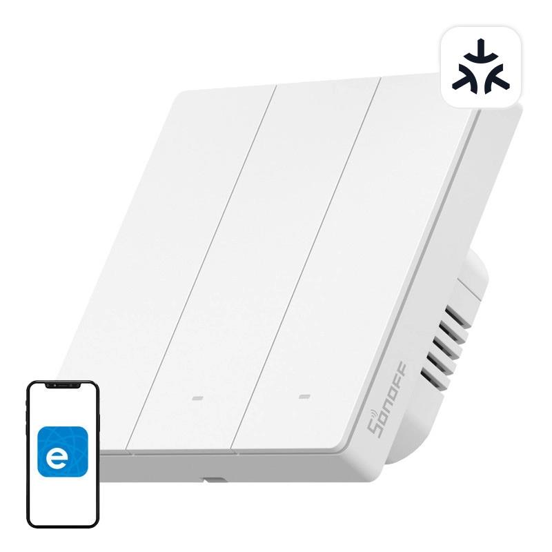 Sonoff SwitchMan Smart Wandschalter M5 86 Matter 3fach weiß