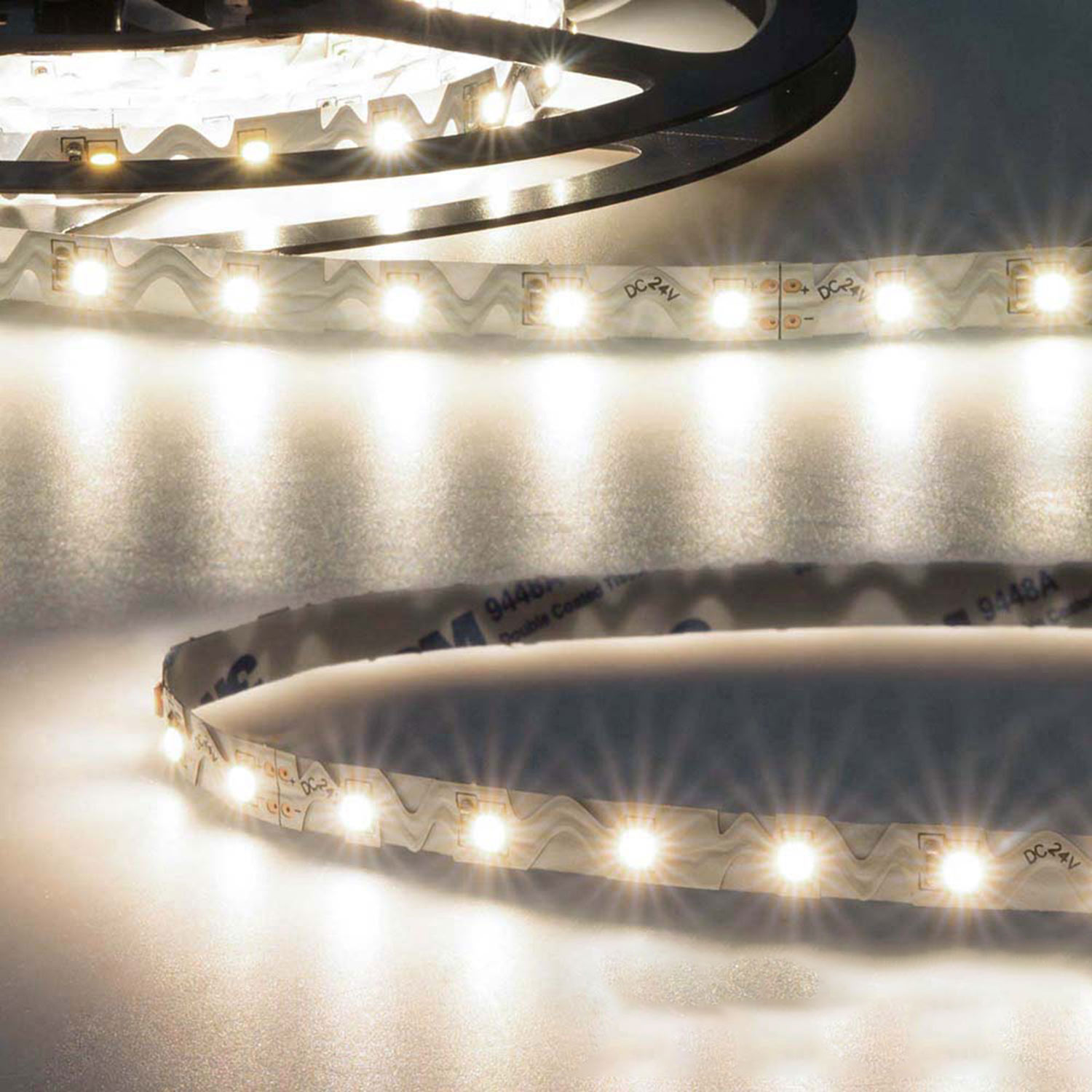 ISOLED LED CRI940 Flexband Curve 24V 12W IP20 4000K für Winkel und Ecken 5m Rolle 60 LED/m