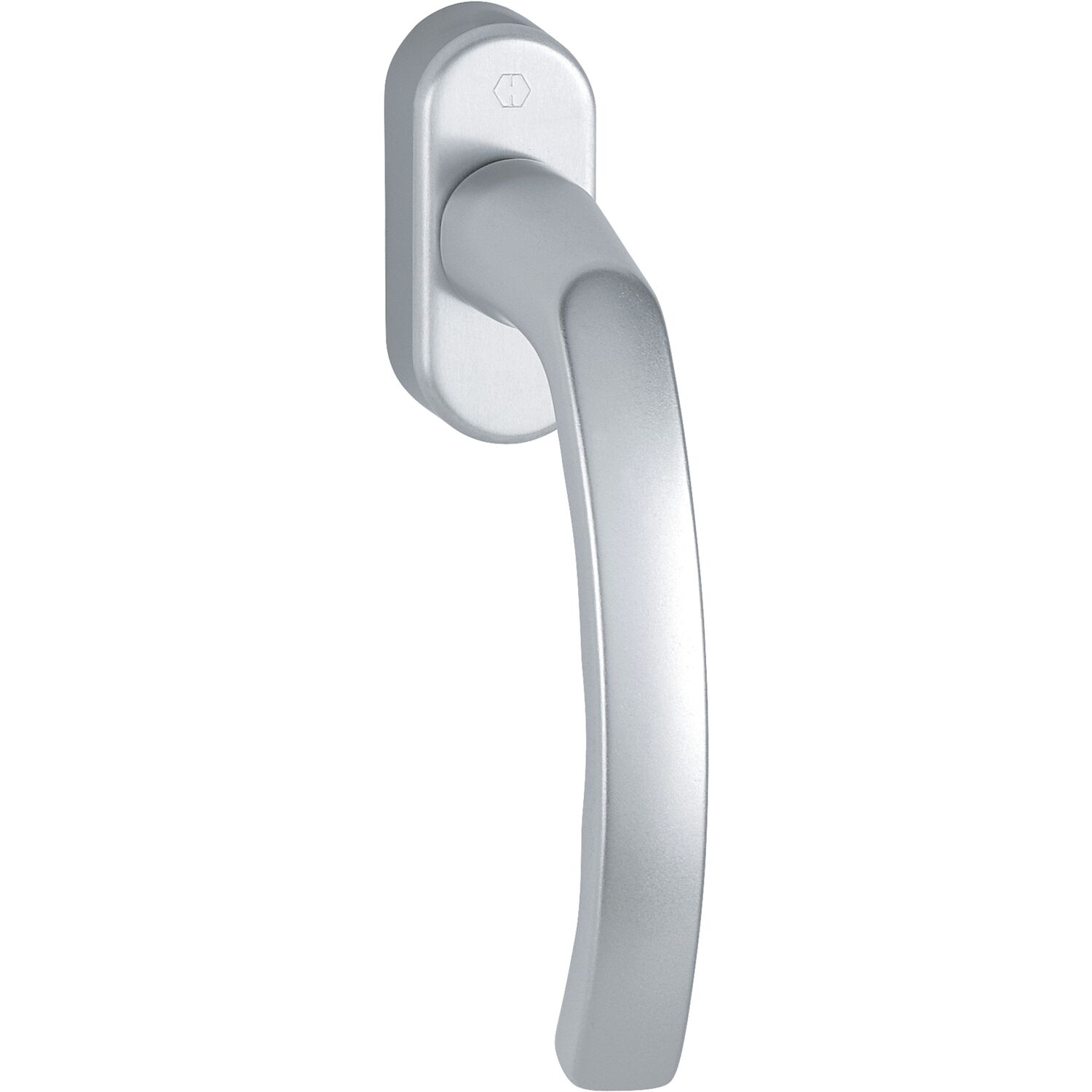 Hoppe Fenstergriff LIÈGE Vierkant 7x32mm Alu silber eloxiert