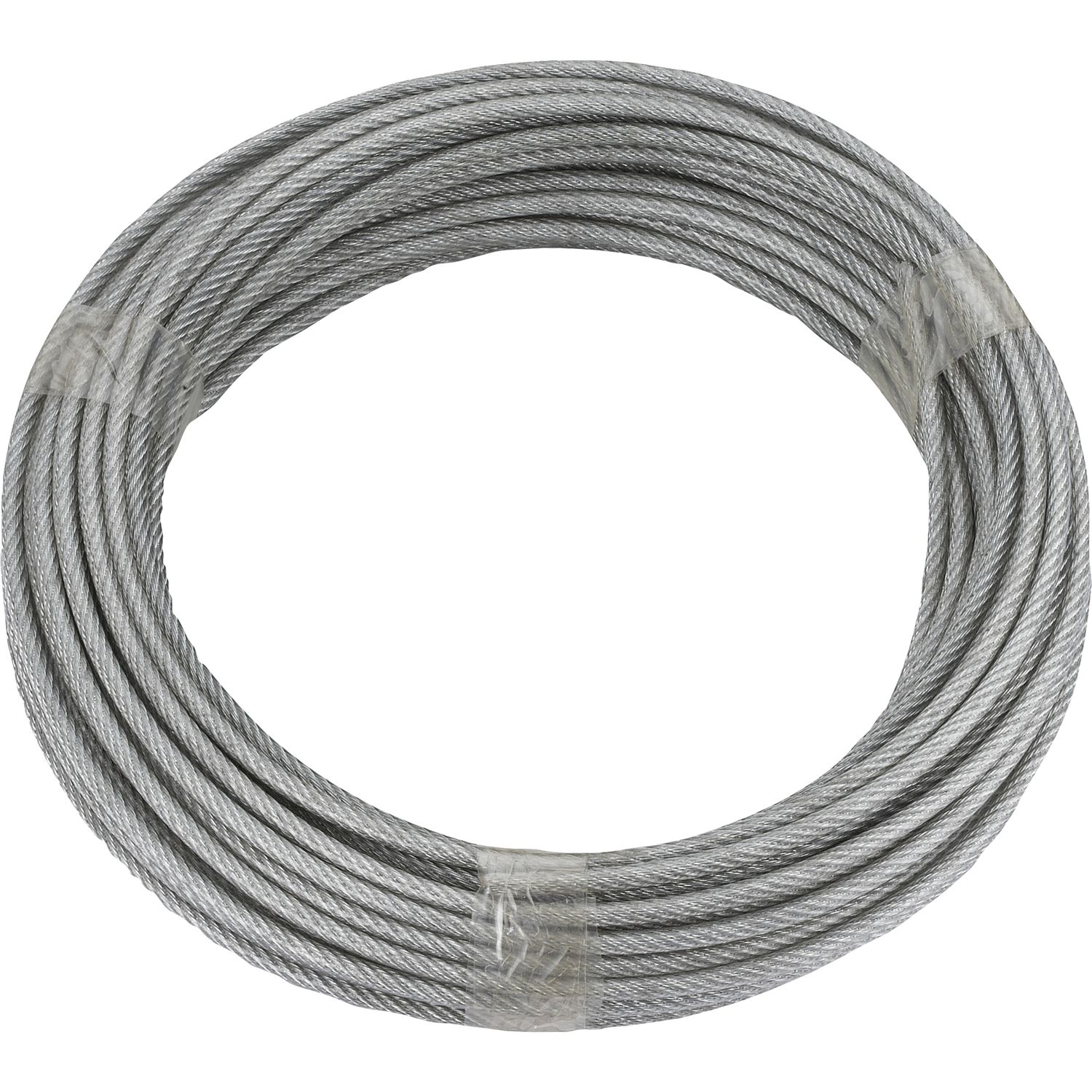 Dörner + Helmer Ruck-Zuck Stahlseil PVC-umm. 4/5mm, Ring 20m