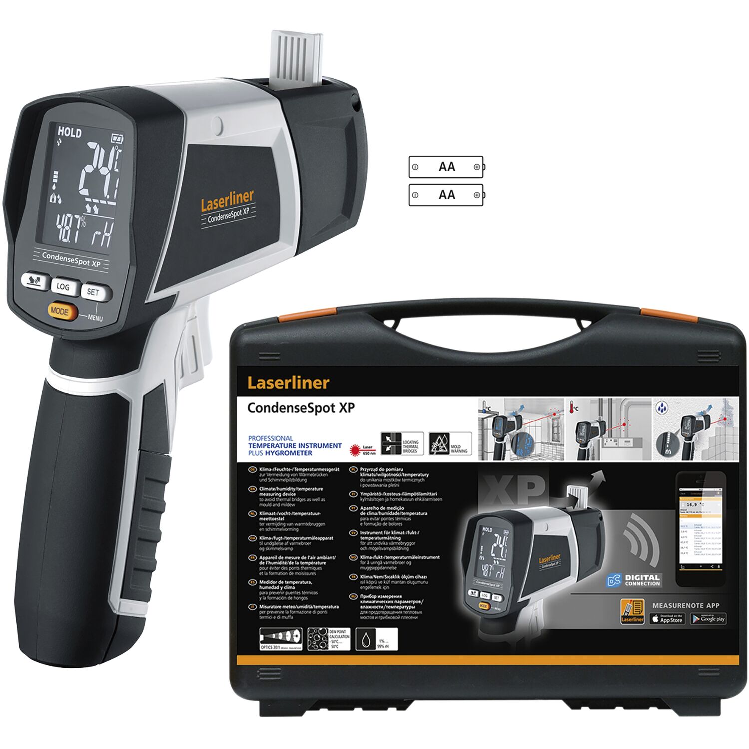 Laserliner Feuchtemessgerät CondenseSpot XP