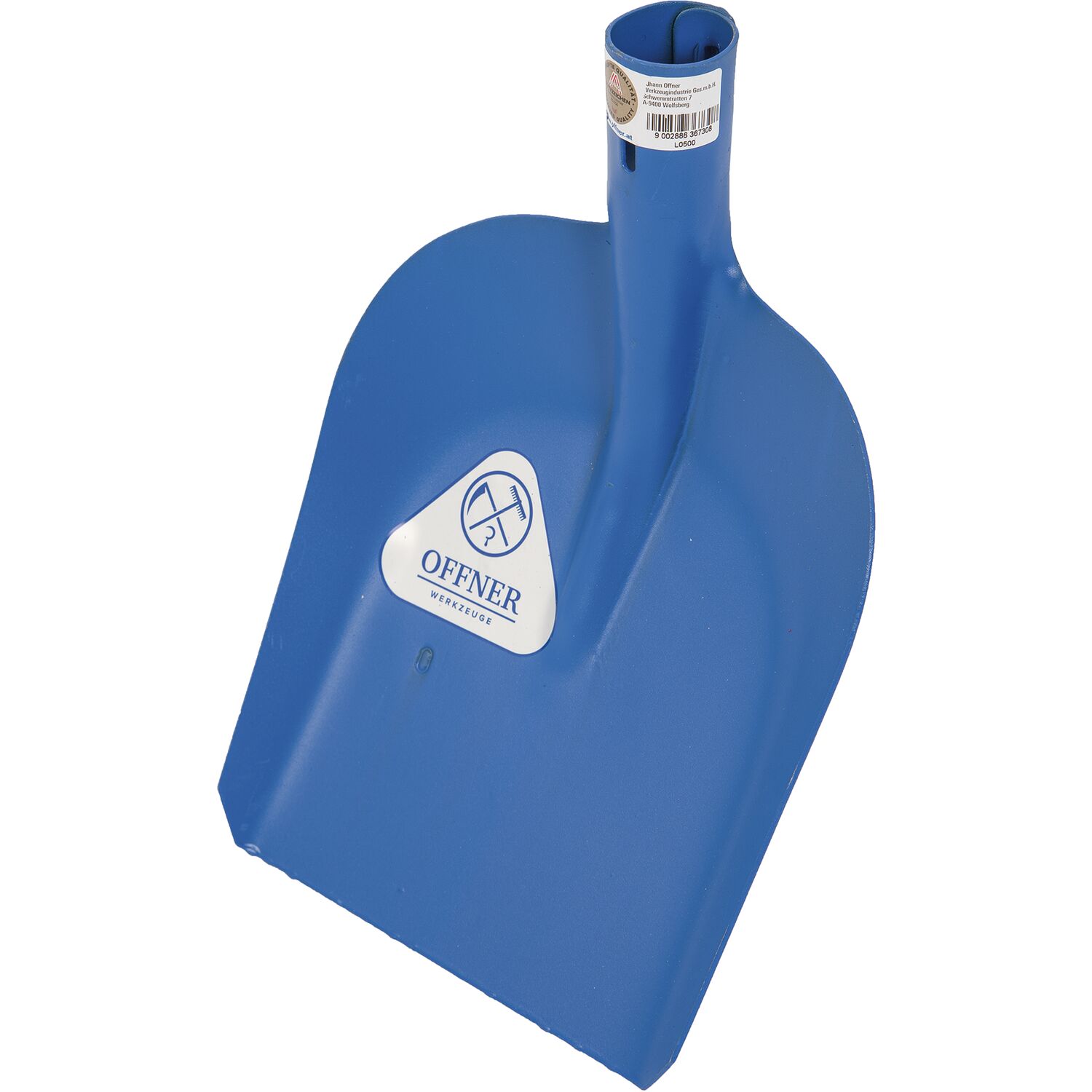 Offner Universalschaufel aus Stahlblech ohne Stiel Größe 320 x 260 mm