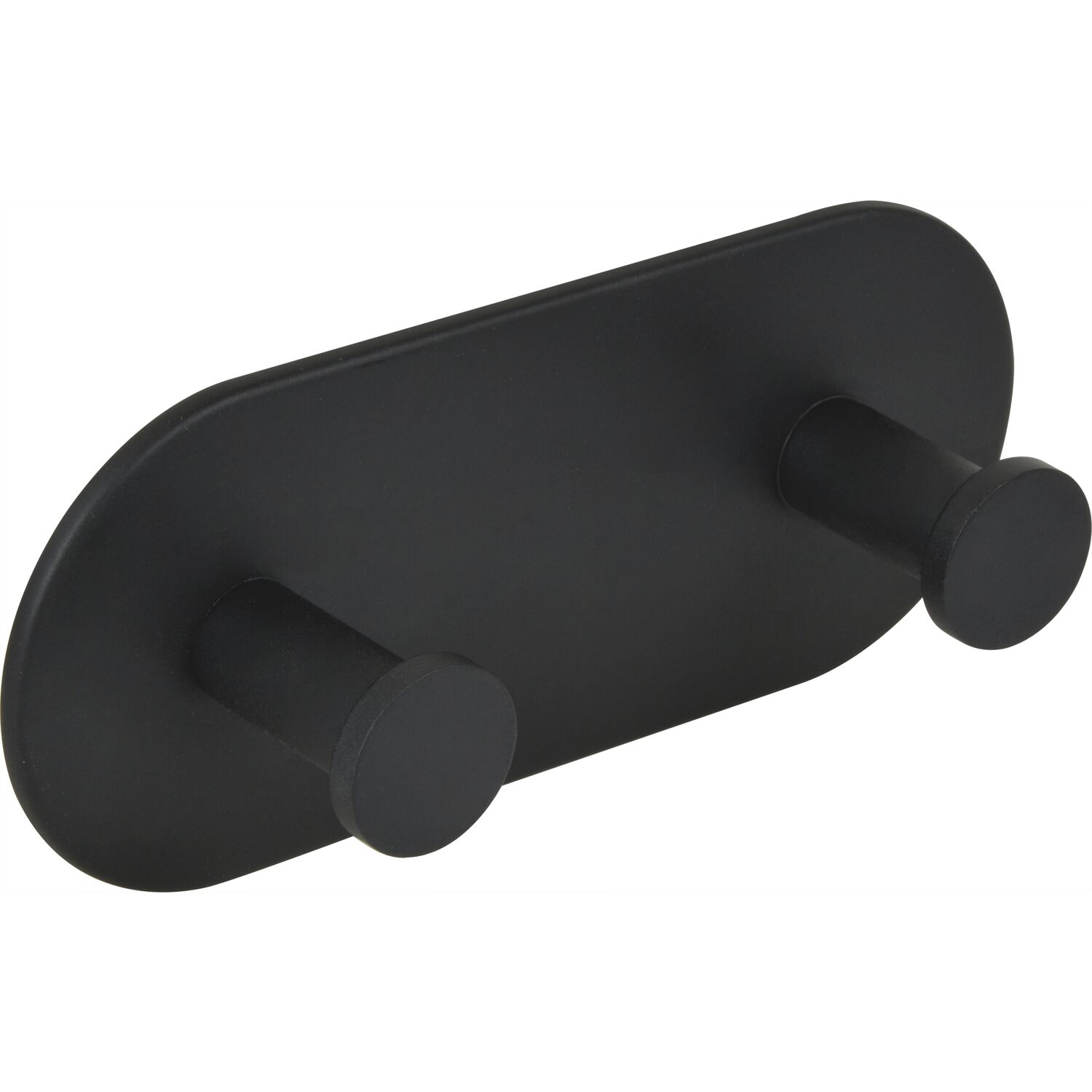 Klebehaken Demon Breite 120 mm, Höhe 50 mm, Stahl schwarz matt