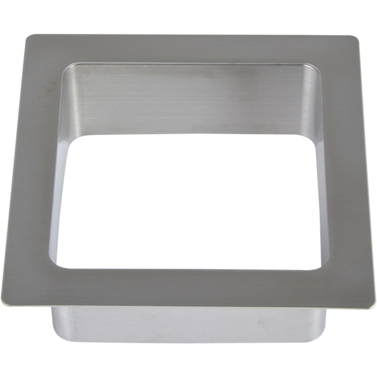 Lamp® Einwurfrahmen eckig 108 x 108 mm Edelstahl