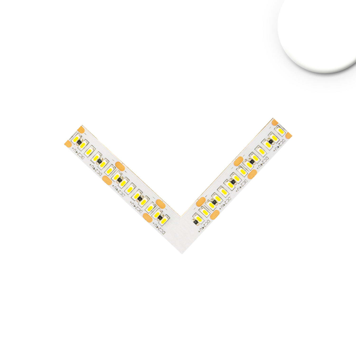 ISOLED Eckverbindung leuchtend 0,5W für MiniAMP Flexband 24V DC 6W IP20 4000K ISOLED Eckverbindung leuchtend 0,5W für MiniAMP Flexband 24V DC 6W IP20 4000K