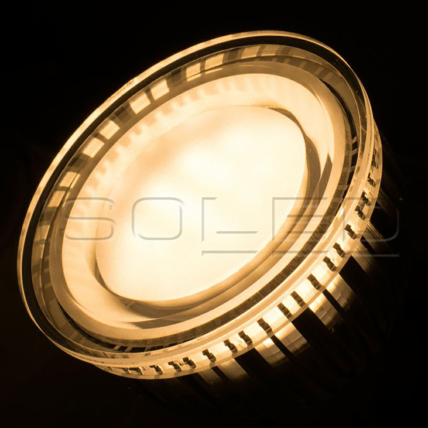 ISOLED GU10 LED Strahler 6W Glas diffuse 120° warmweiß