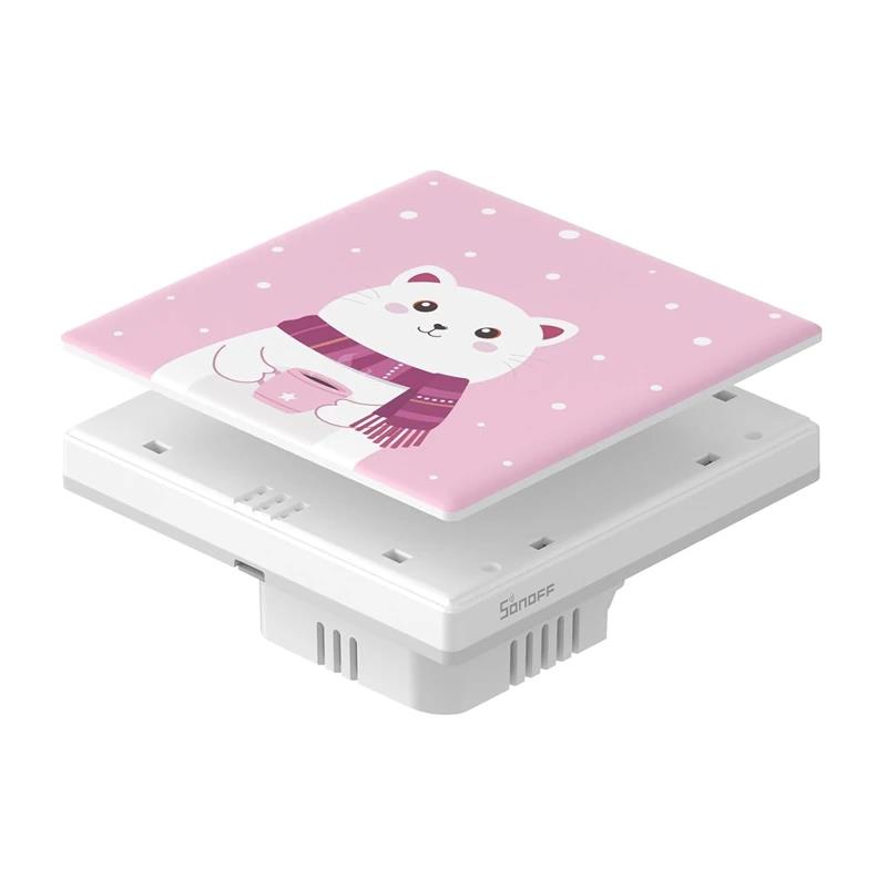 Sonoff TX Ultimate Smart Touch Wandschalterabdeckung Cartoon 1fach