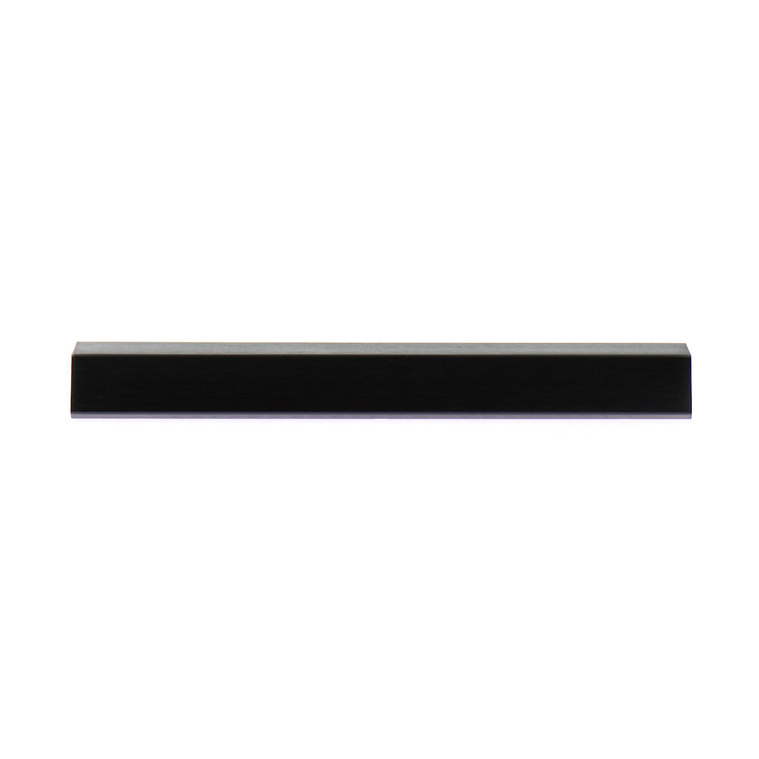 furnipart Griffleiste Bench Lochabstand 2x80,Länge 200mm,Aluminium schwarz matt gebürstet