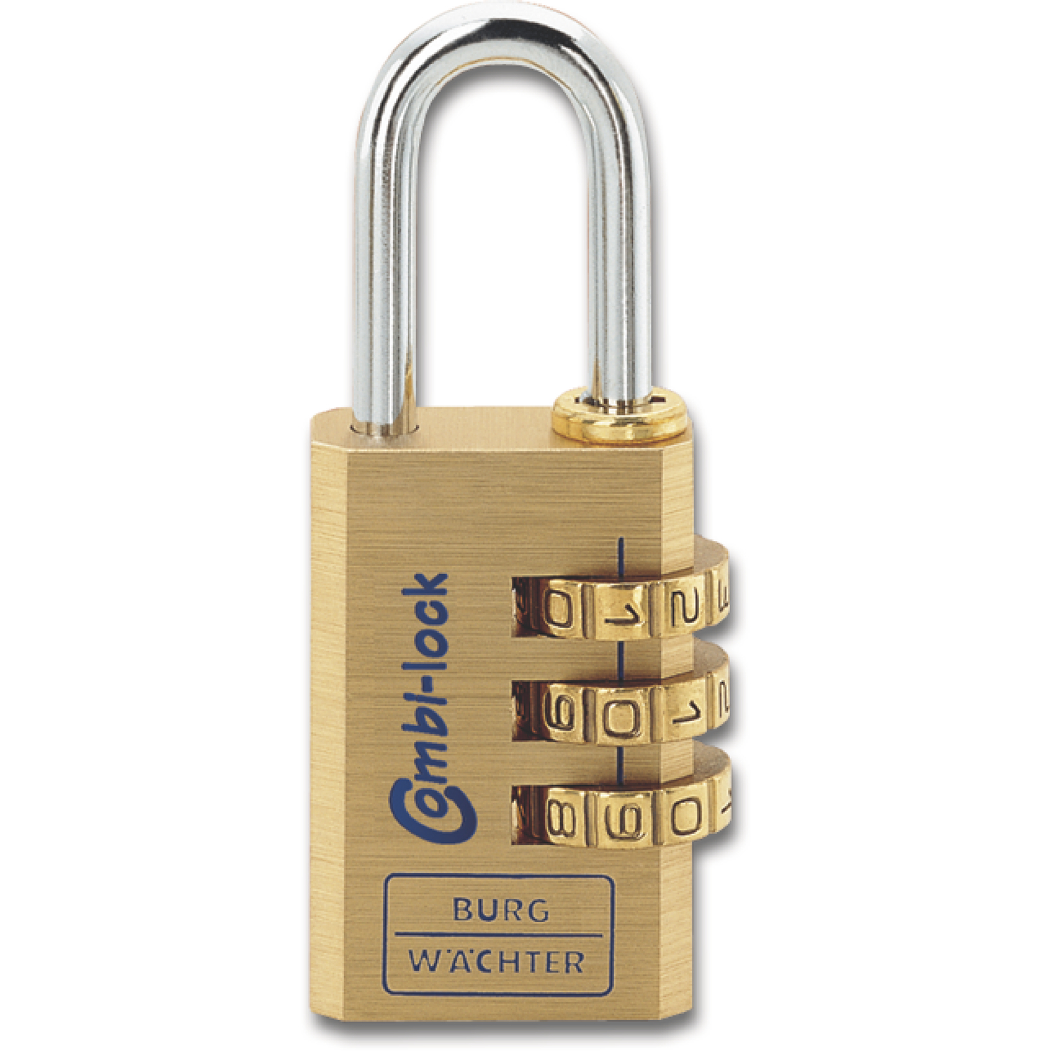 Burg-Wächter Zahlenvorhangschloss 80 Combi Lock, verstellbar, Breite 20 mm