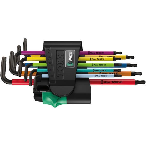 Wera Stiftschlüssel-Satz 967/9 Torx® TX BO 1 SB lang Multicolour 9-teilig