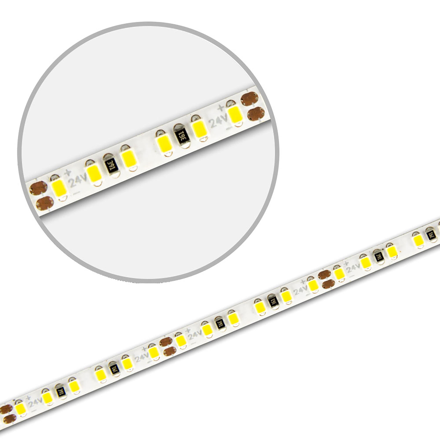 ISOLED LED CRI930 MICRO Linear Flexband 24V DC 10W IP20 3000K 5m Rolle 240 LED/m