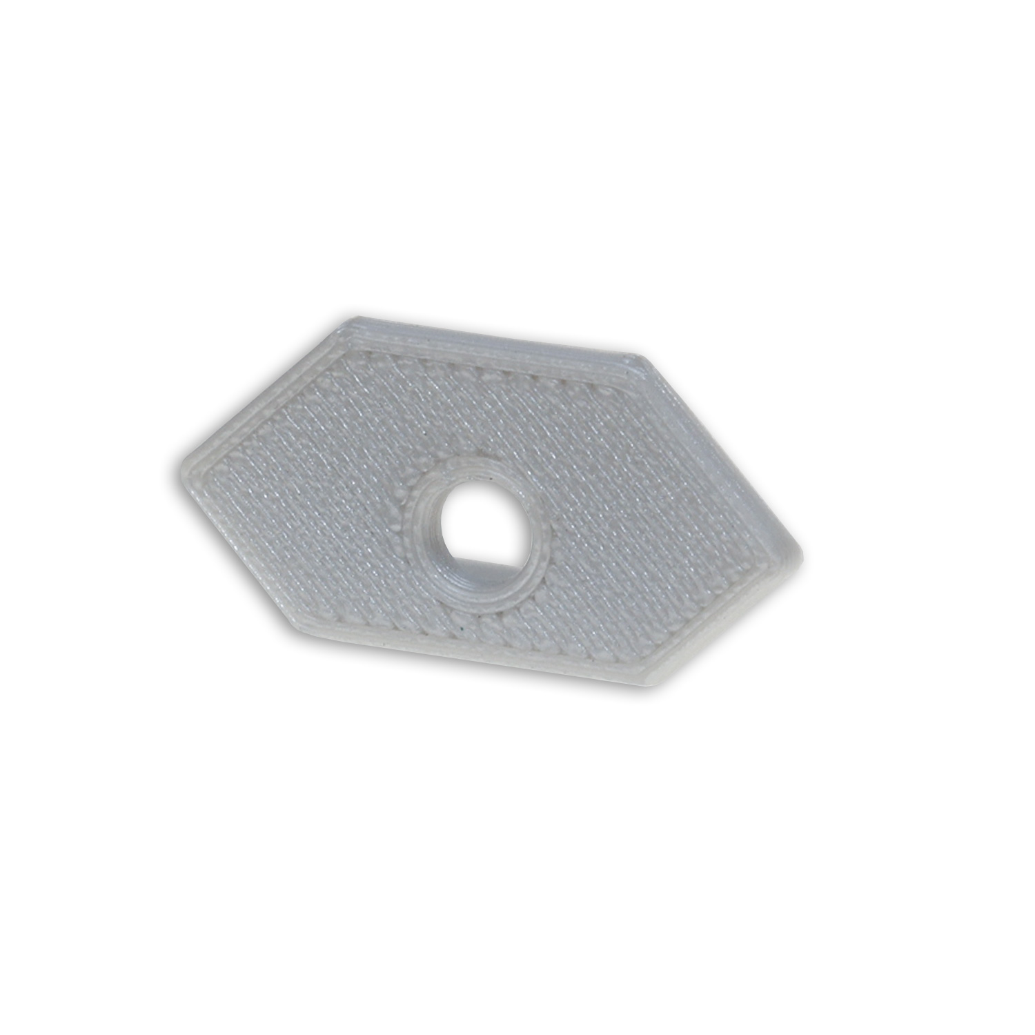 ISOLED Endkappe E205 für LED Fliesenprofil Ausseneck mit Kabeldurchführung 1STK