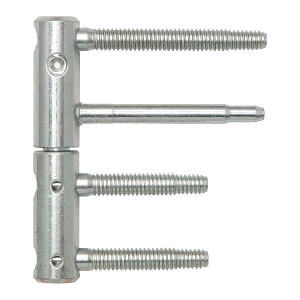 SFS Türband 3-DIM 2-tlg. Bolzen 80 bzw.55mm,Tragkraft 120kg,ø 20mm,verzinkt silber