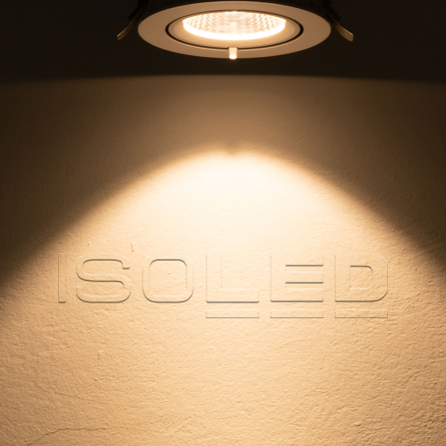 ISOLED LED Shop-Downlight Sphere 35W ausschwenkbar weiß warmweiß
