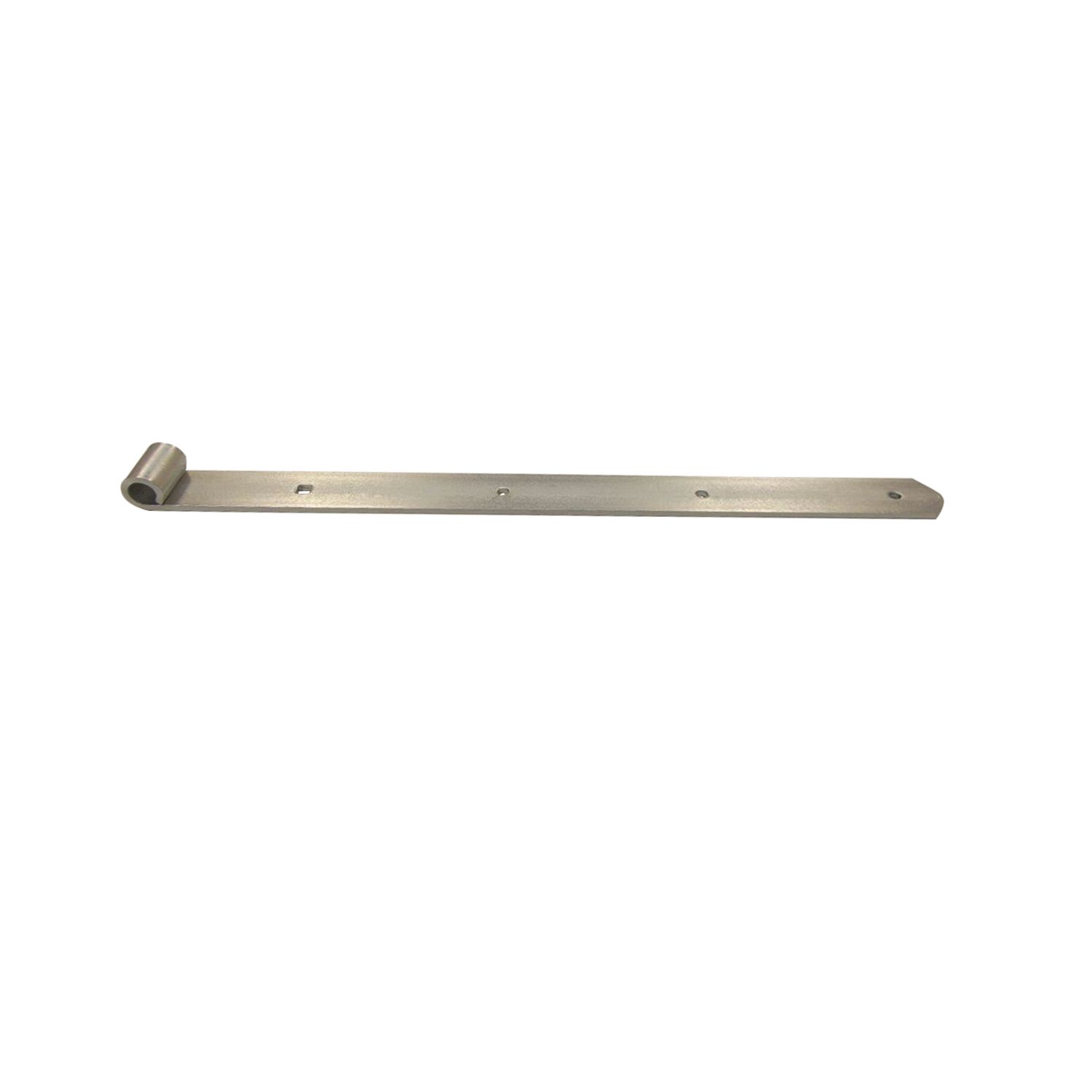 Sonneck Langbänder einseitig gerollt, ohne Kegel, 400 x 30 x 3 mm, Edelstahl-Effekt