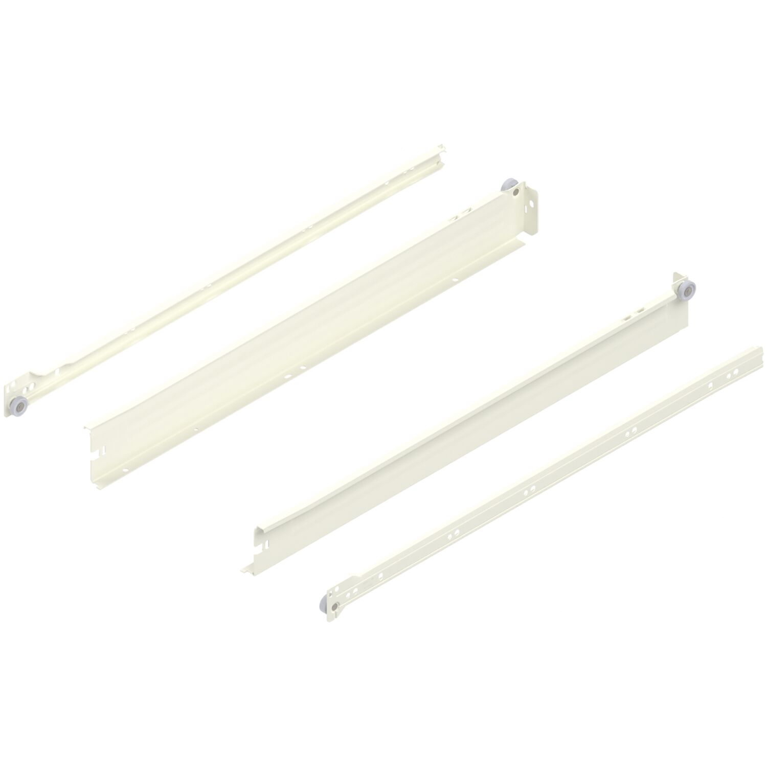 blum METABOX N Zarge 320 Schraubversion, Teilauszug, NL 550, cremeweiß