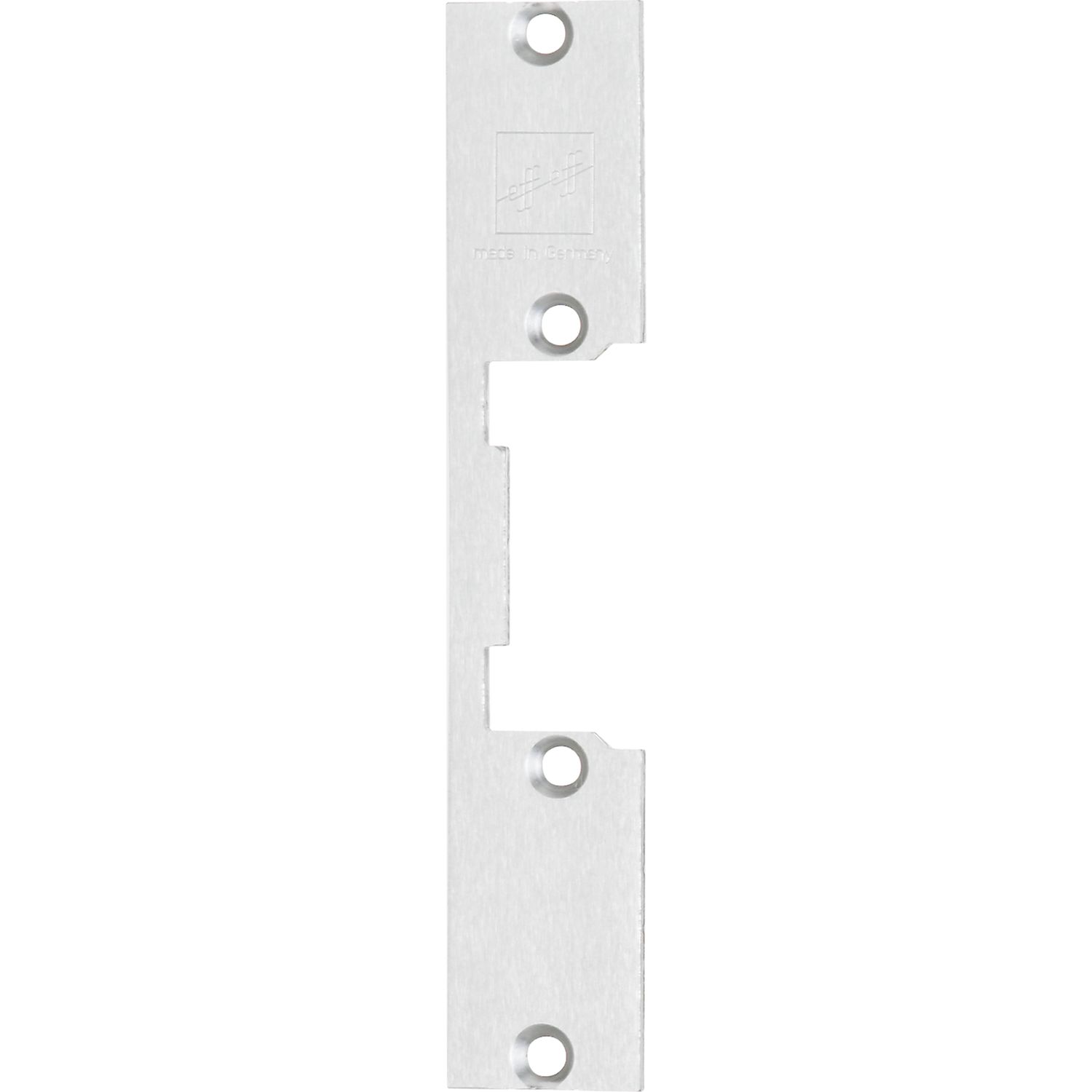 effeff Flachschließblech kurz KL, 24 x 130 x 3 mm, 09635-01, Edelstahl
