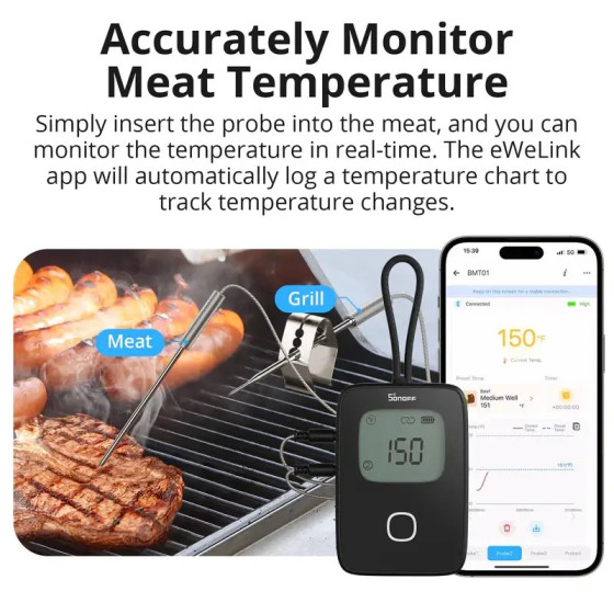 Sonoff BBQ-Fleischthermometer BMT01
