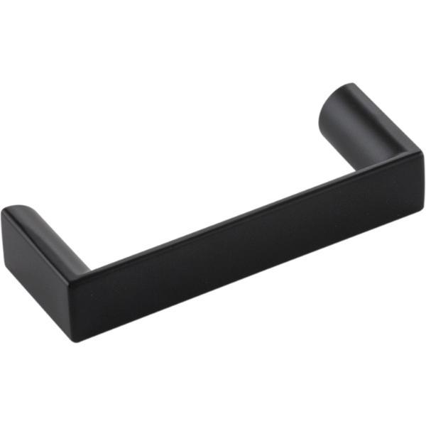 SCHÜCO Griff Club Lochabstand 64mm Breite 72mm Zinkdruckguss schwarz matt lackiert