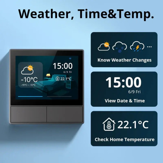 Sonoff NSPanel Smart Scene Wandschalter graphite