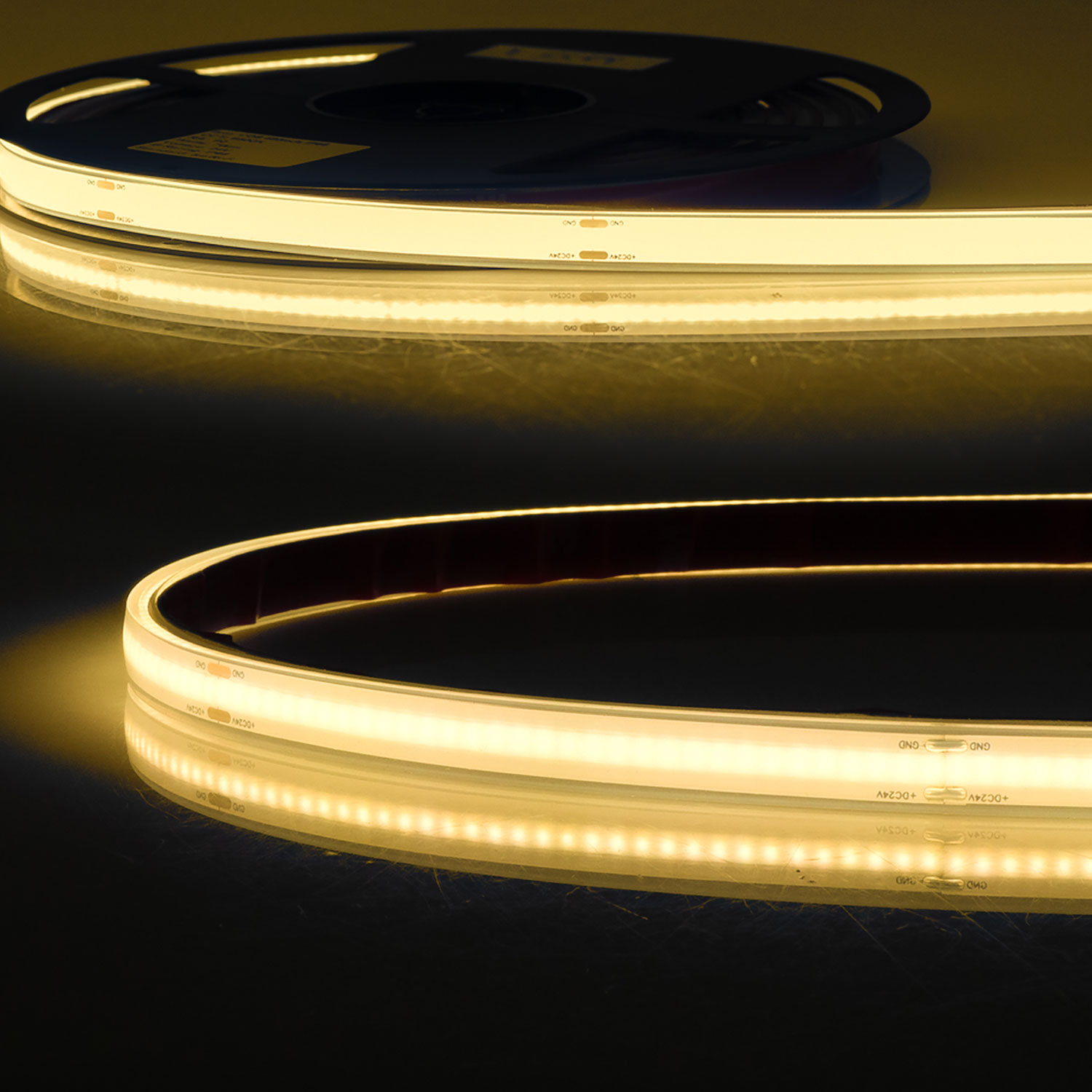 ISOLED LED AQUA COB927 Linear Flexband 24V DC 8W IP68 2700K 5m Rolle 480LED/m ISOLED LED AQUA COB927 Linear Flexband 24V DC 8W IP68 2700K 5m Rolle 480LED/m