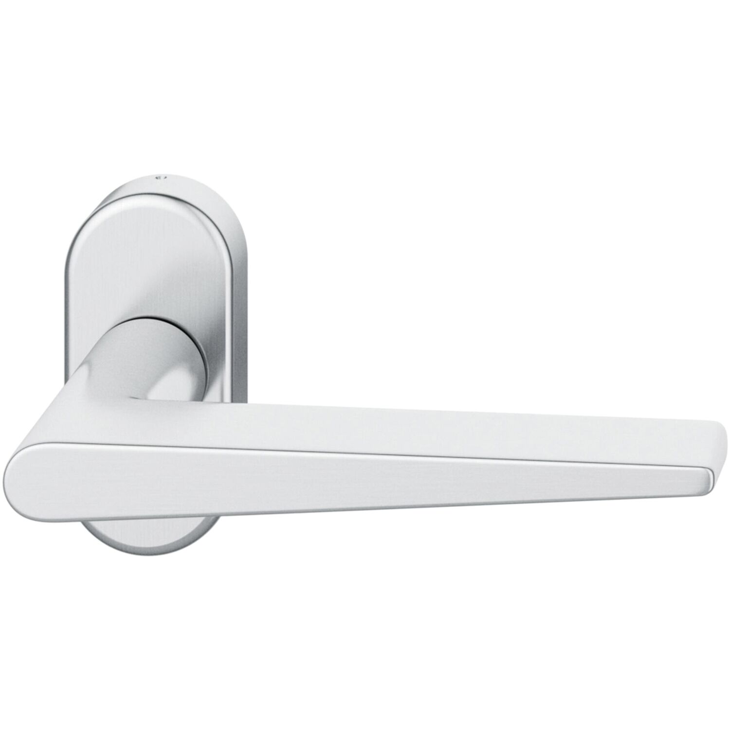 FSB Rahmentürdrücker 09 1005 Hochhaltefeder B ovale Rosette Edelstahl matt