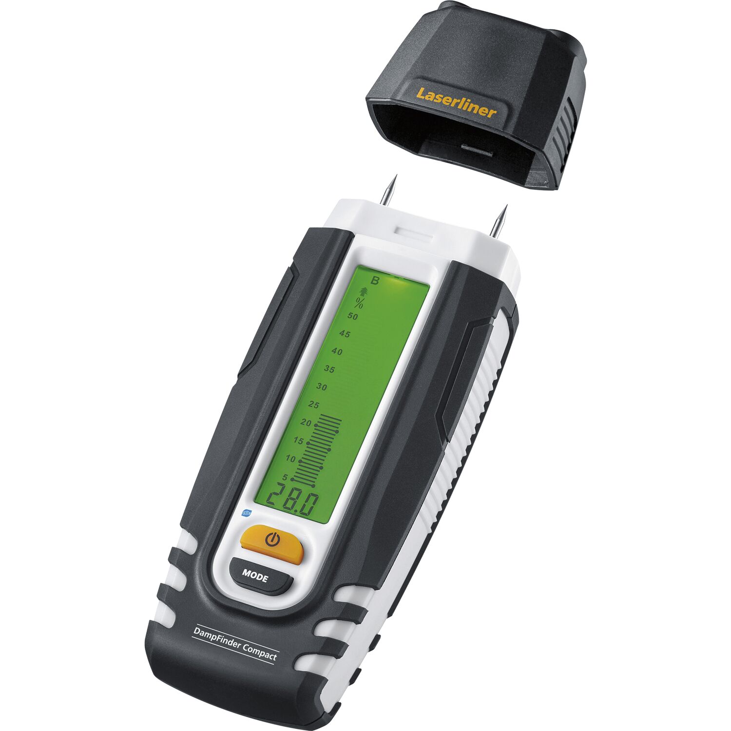 Laserliner Holz- und Bau-Feuchtemessgerät DampFinder Compact plus