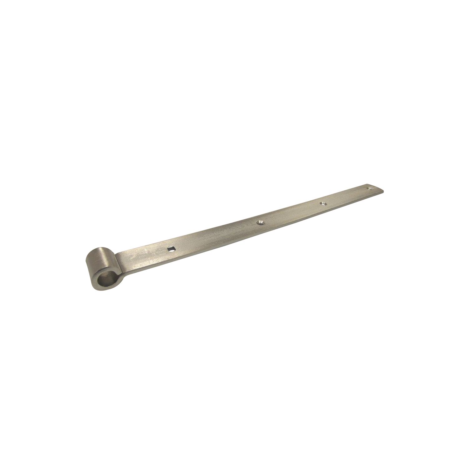 Sonneck Langbänder mittig gerollt, ohne Kegel, 1000 x 45 x 5 mm, Edelstahl-Effekt