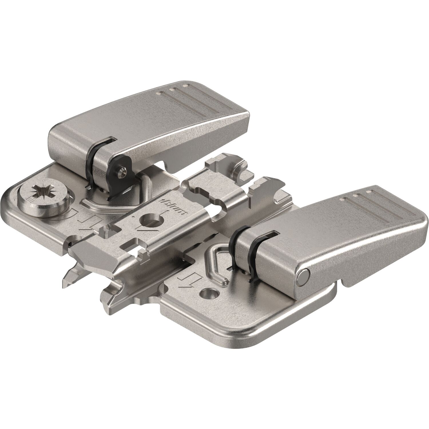 blum CLIP Exzenter Kreuzmontageplatte Stahl INSERTA Distanz 0mm