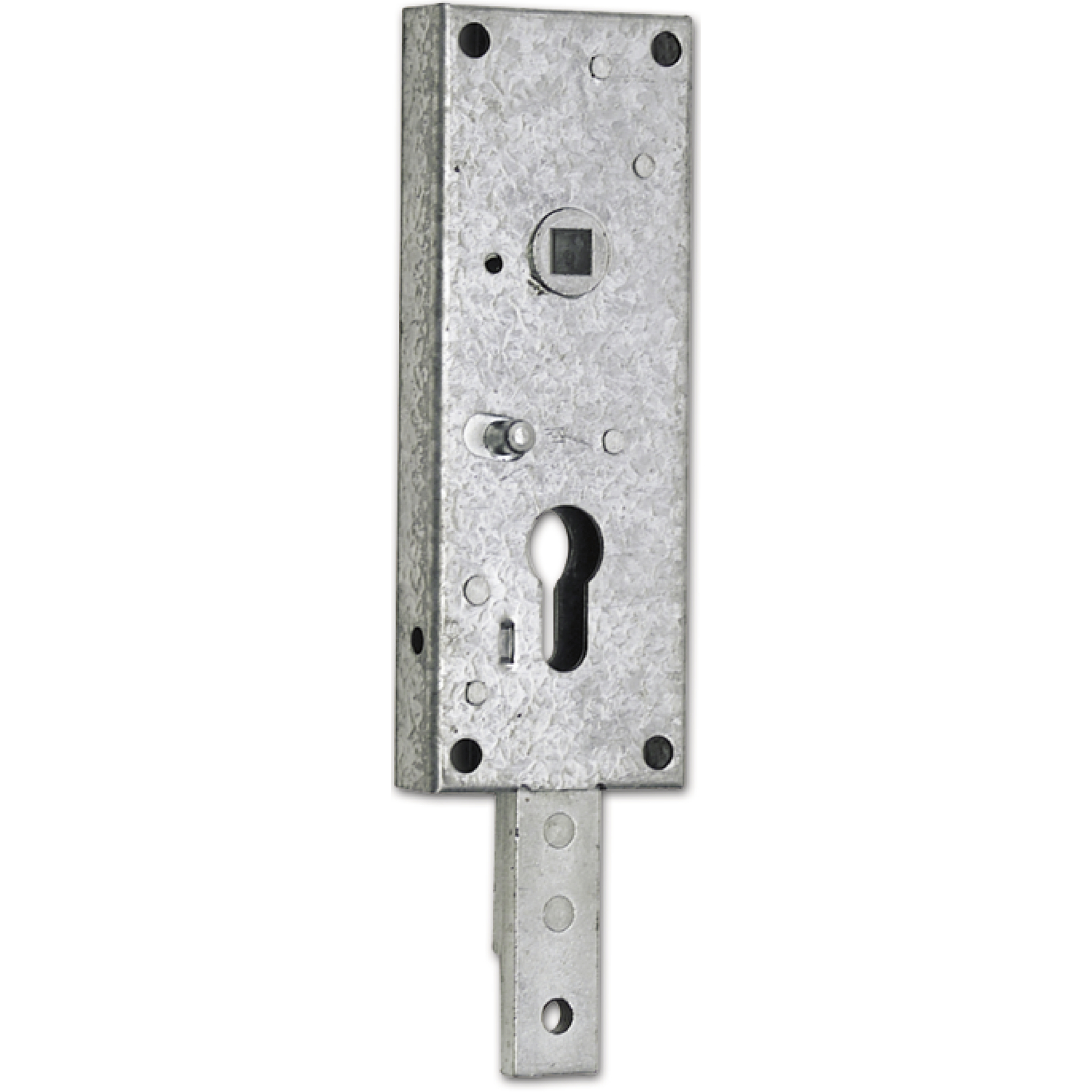 ASSA ABLOY Garagentorschloss 1807/B Stangenausschluss fest, nach unten, verzinkt