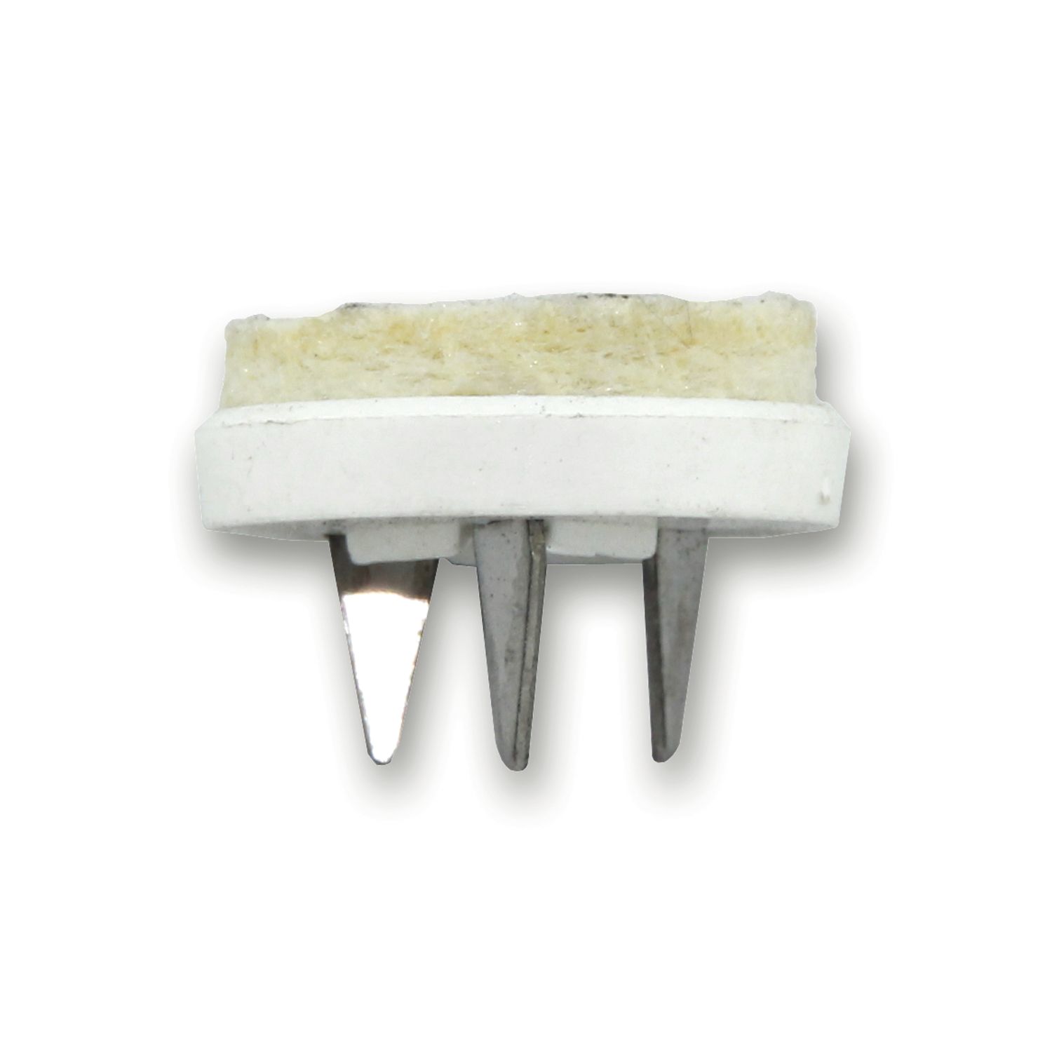Gleitnägel Puntak mit Filz zum Nageln weiß 25 mm