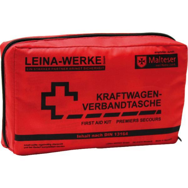 Leina-Werke KFZ-Verbandtasche Größe 215x55x130mm rot Leina-Werke KFZ-Verbandtasche Größe 215x55x130mm rot