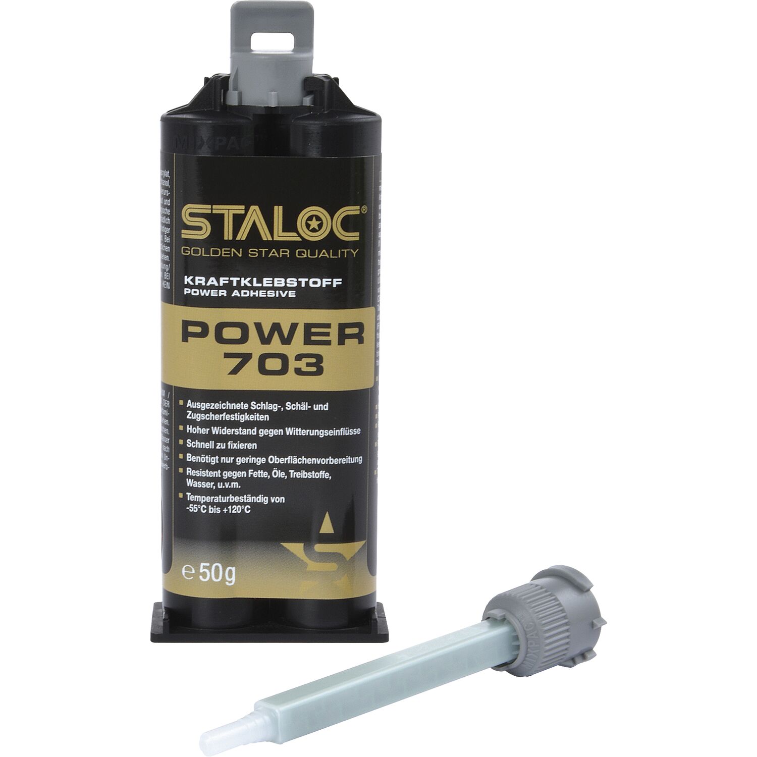 STALOC 2K Klebstoff Power 703 50ml beige + Mischer (0.05l)