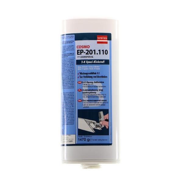 Cosmo EP-200.110 2K-Eckwinkelklebstoff 2 x 1000ml grau