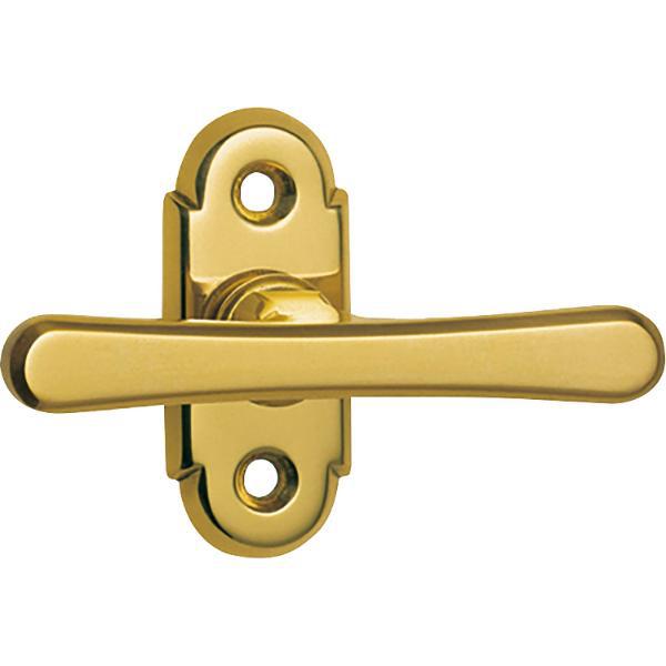 Grundmann Fenstergriff ALT-WIEN 926 - sichtbar geschraubt 7x35 Messing poliert