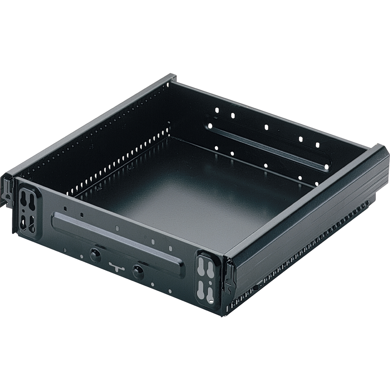 HETTICH Systema Top 2000 Stahlschubkasten, 392 mm, 370 x 354 mm, schwarz