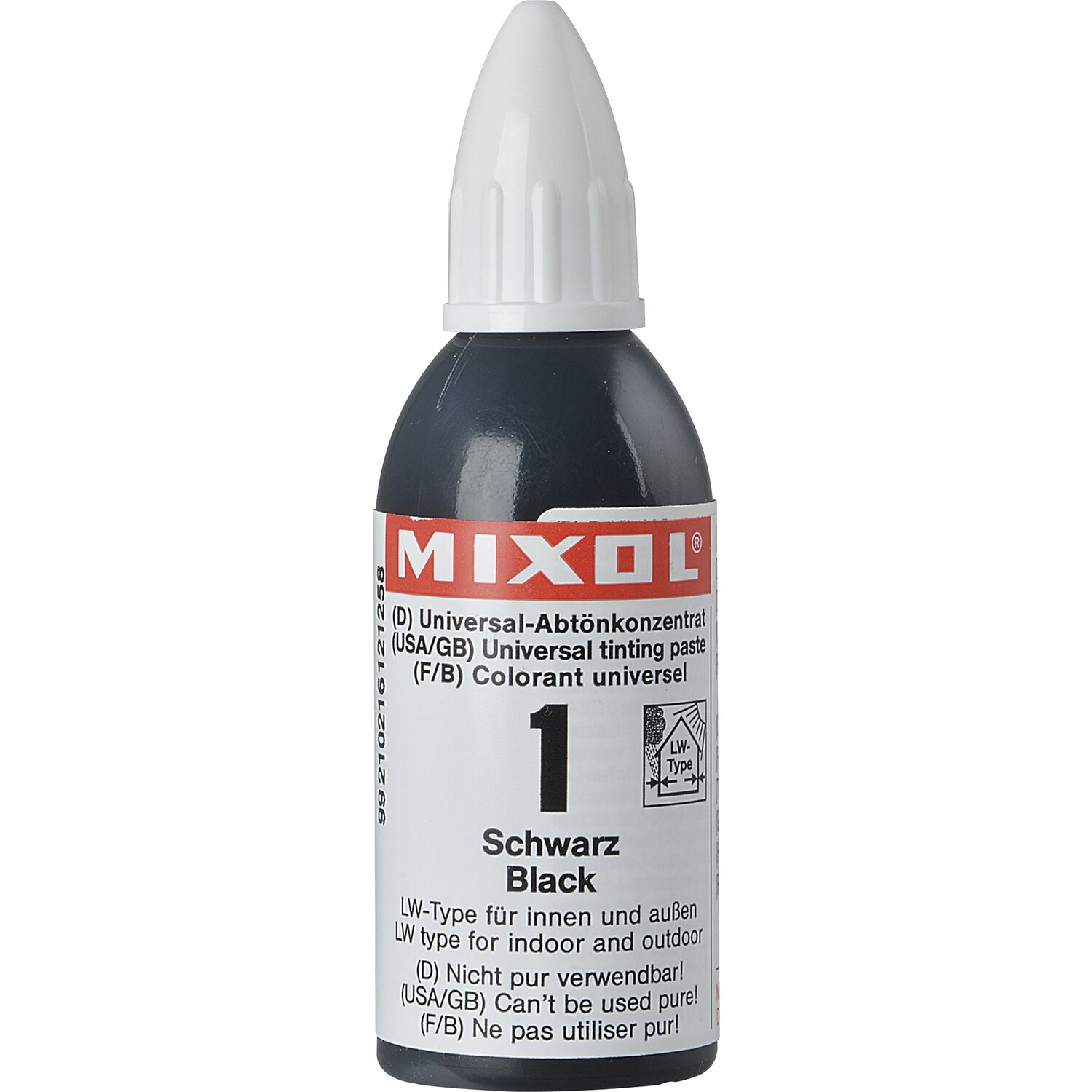 MIXOL Abtönkonzentrat Nr. 1 Schwarz 20ml