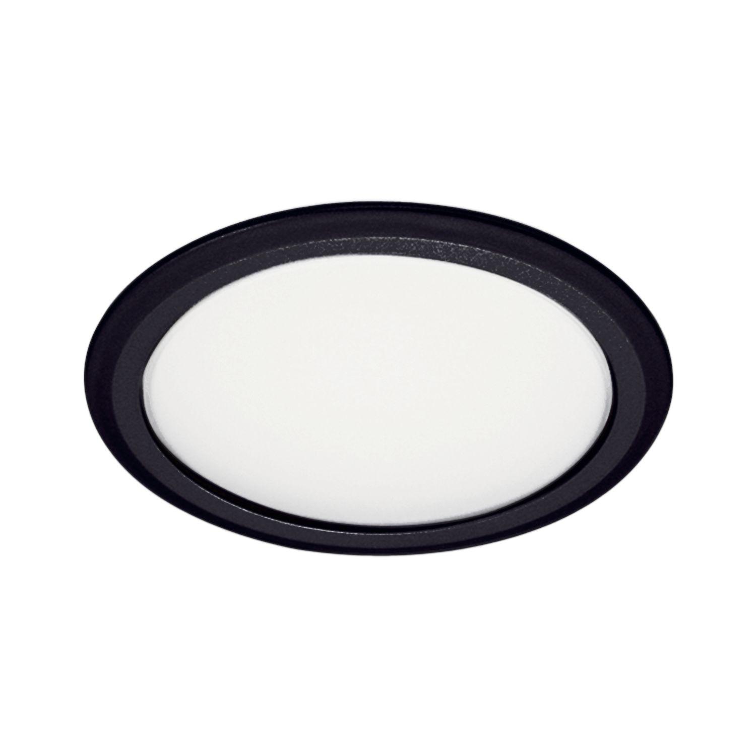 Elektra LED Einbauleuchte 8001B-78 warmweiß ø 82mm schwarz